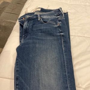 Mother Jeans the weekend fray